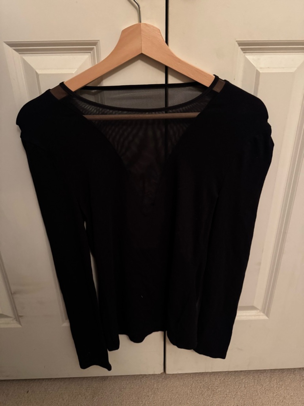 Express blouse with sheer cut out